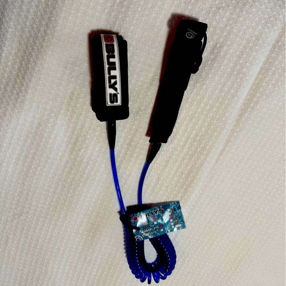 Bullys Blue Surfboard Leash